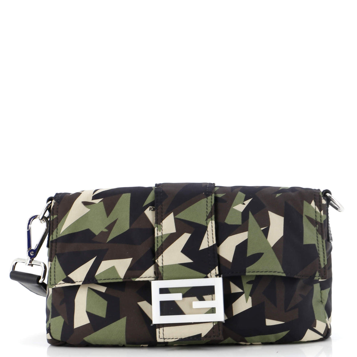 Fendi FENDI Baguette Convertible Belt Bag Printed Nylon Medium