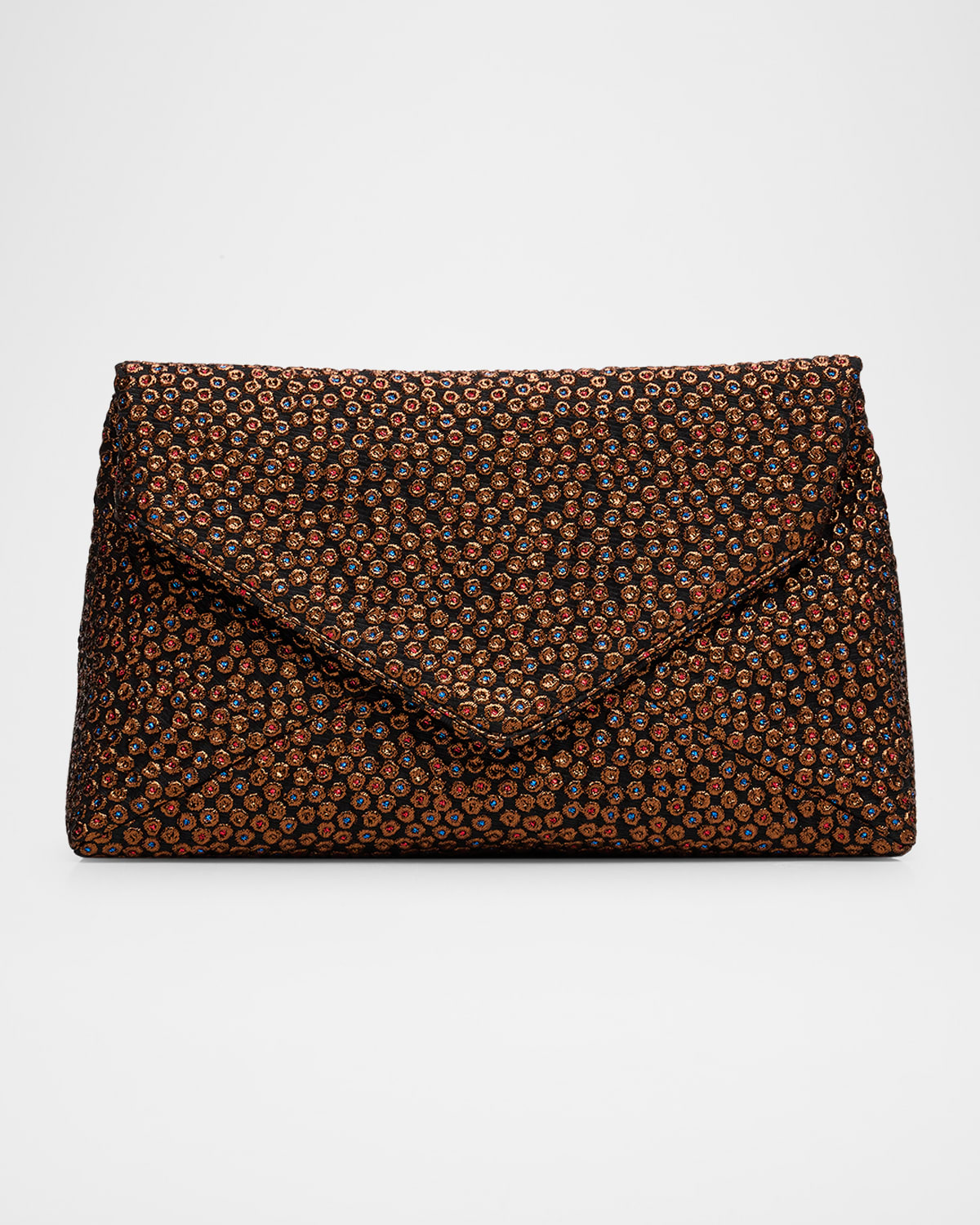 Dries Van Noten Envelope Flap Embellished Clutch Bag