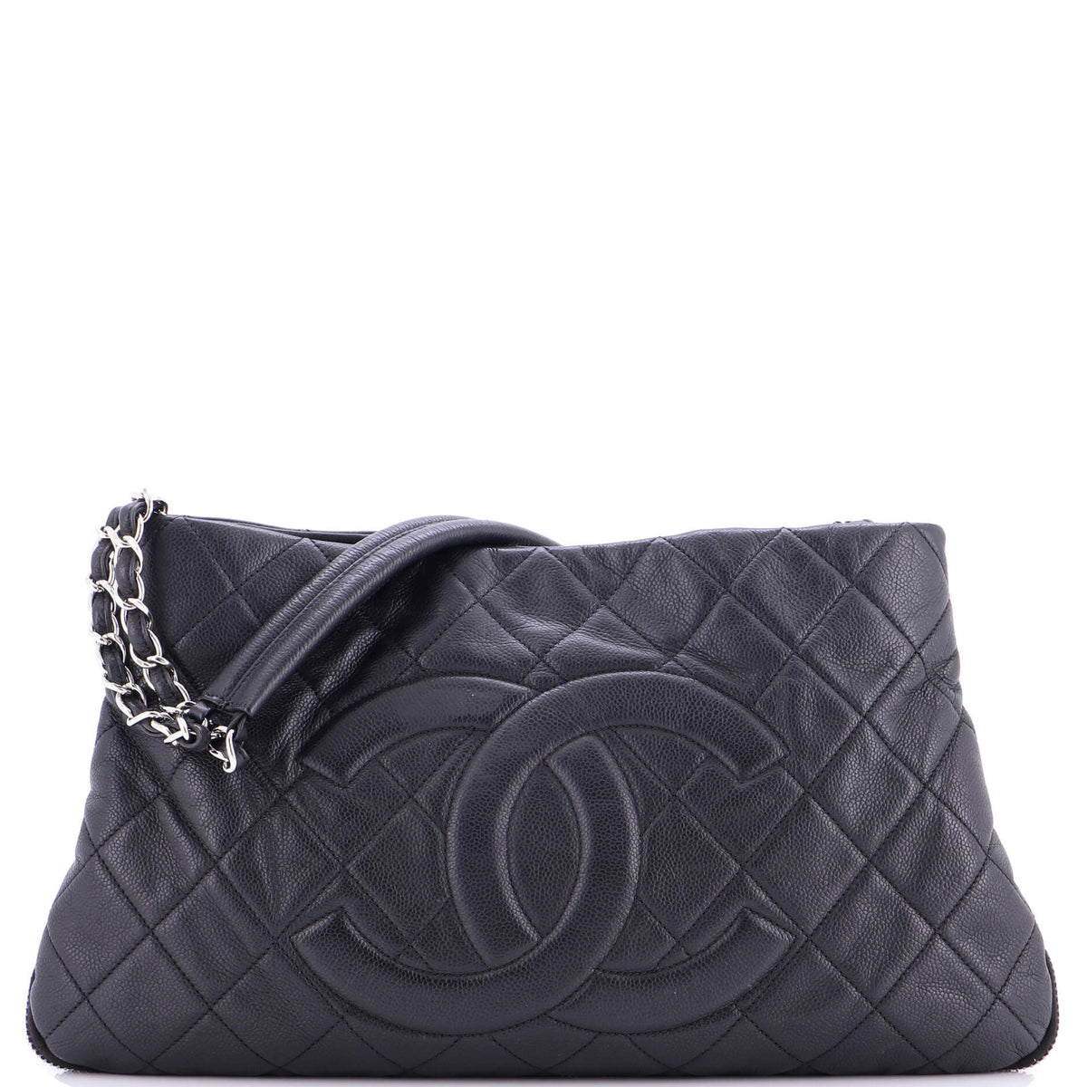 Chanel CHANEL Timeless CC Expandable Tote Quilted Caviar Medium