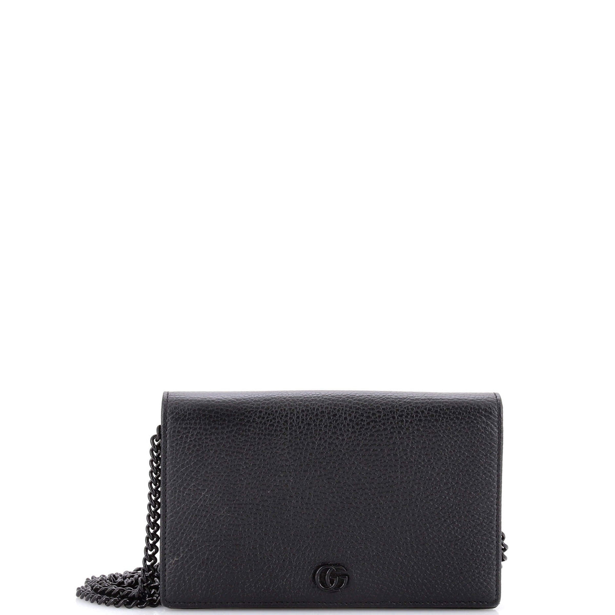 Gucci GUCCI Petite GG Marmont Chain Wallet Leather Mini