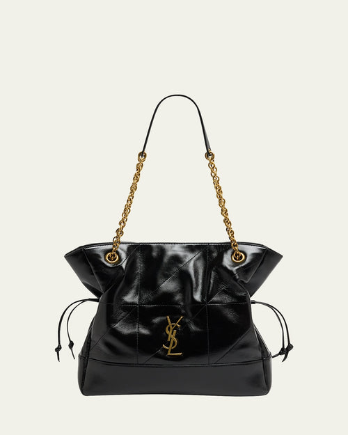 Jamie 4.3 Small YSL Shopper Tote Bag in Leather
