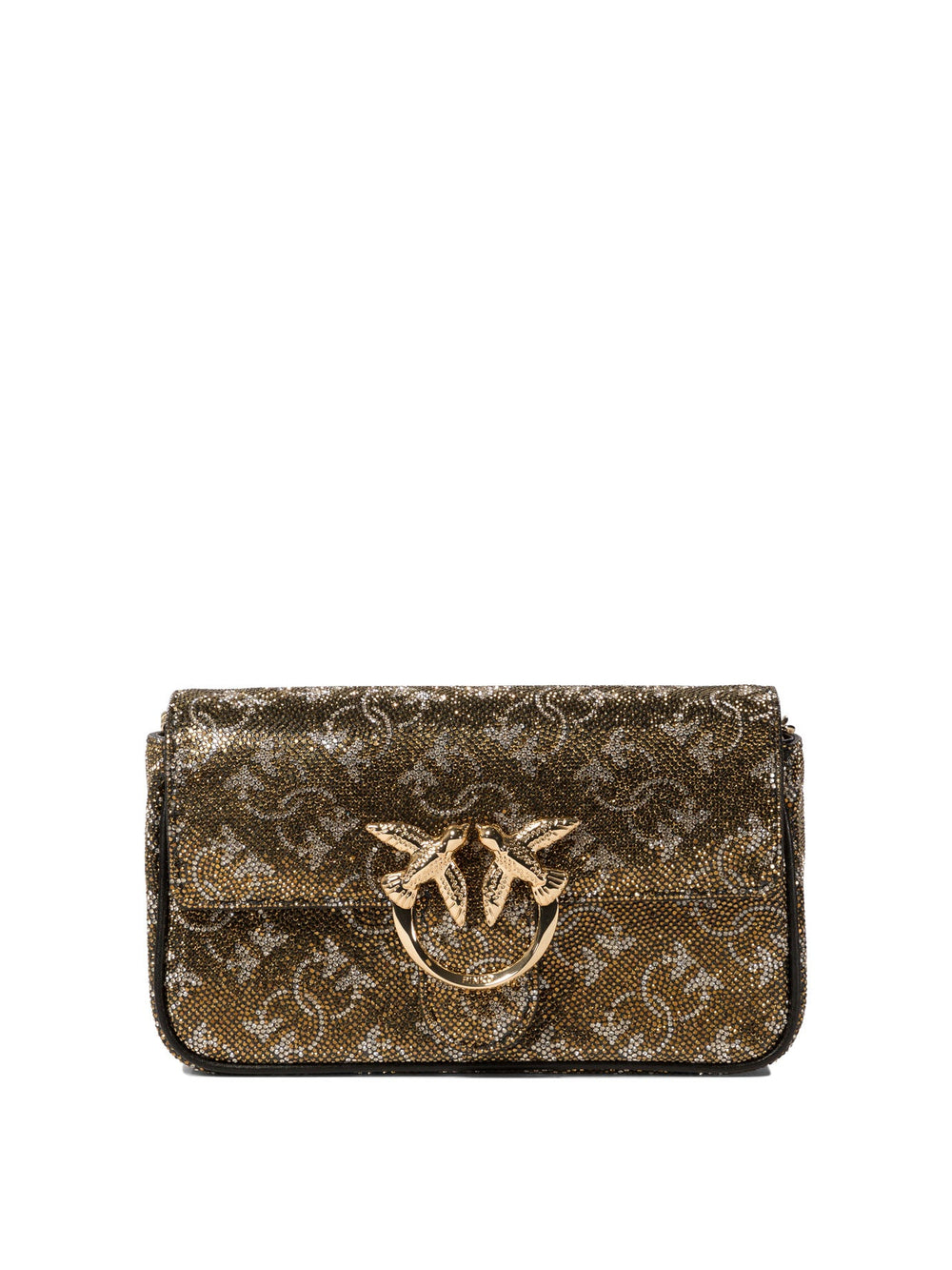 Women's "love One Pocket" Crossbody Bag in Gold | 100061A20DLH3Y