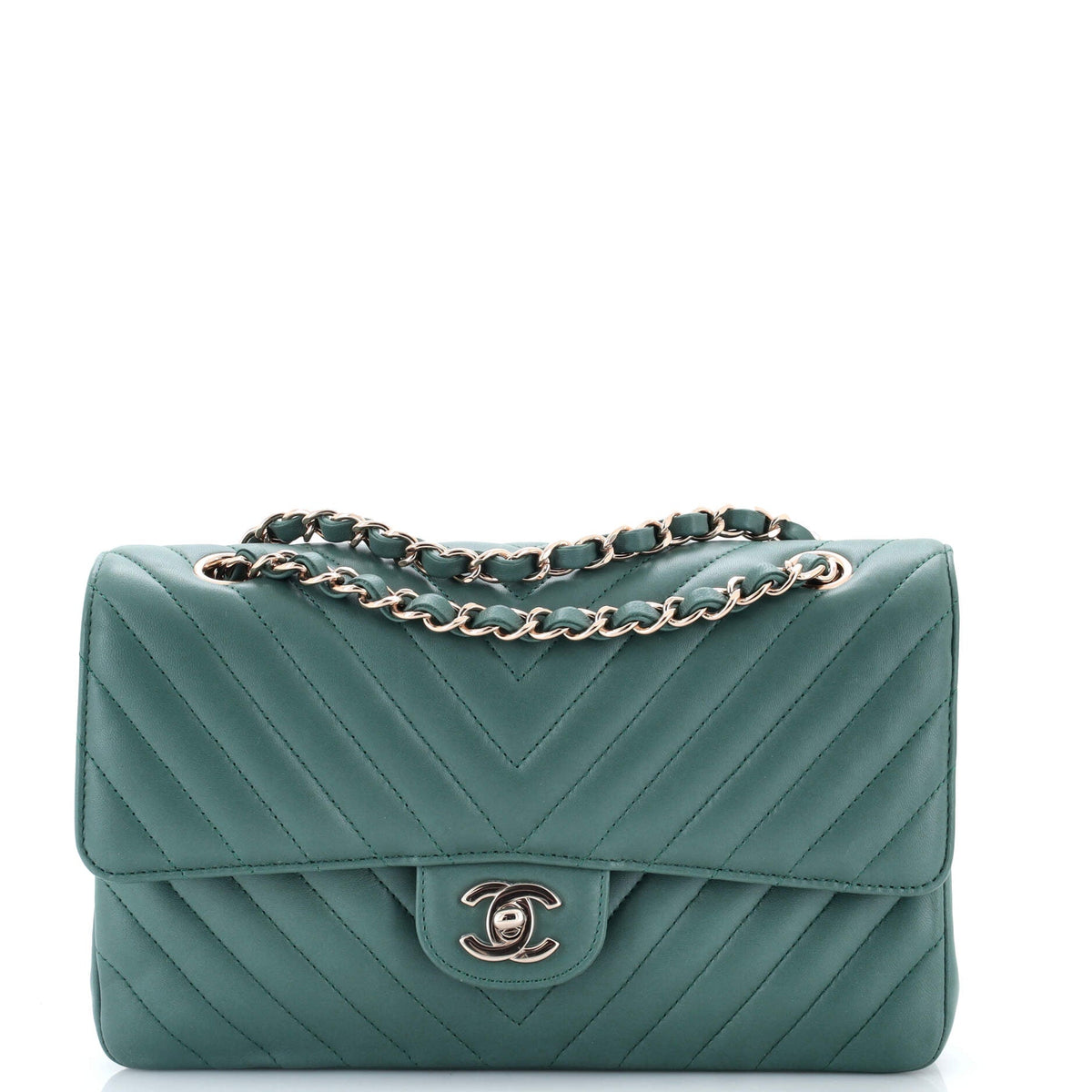 Chanel CHANEL Classic Double Flap Bag Chevron Lambskin Medium