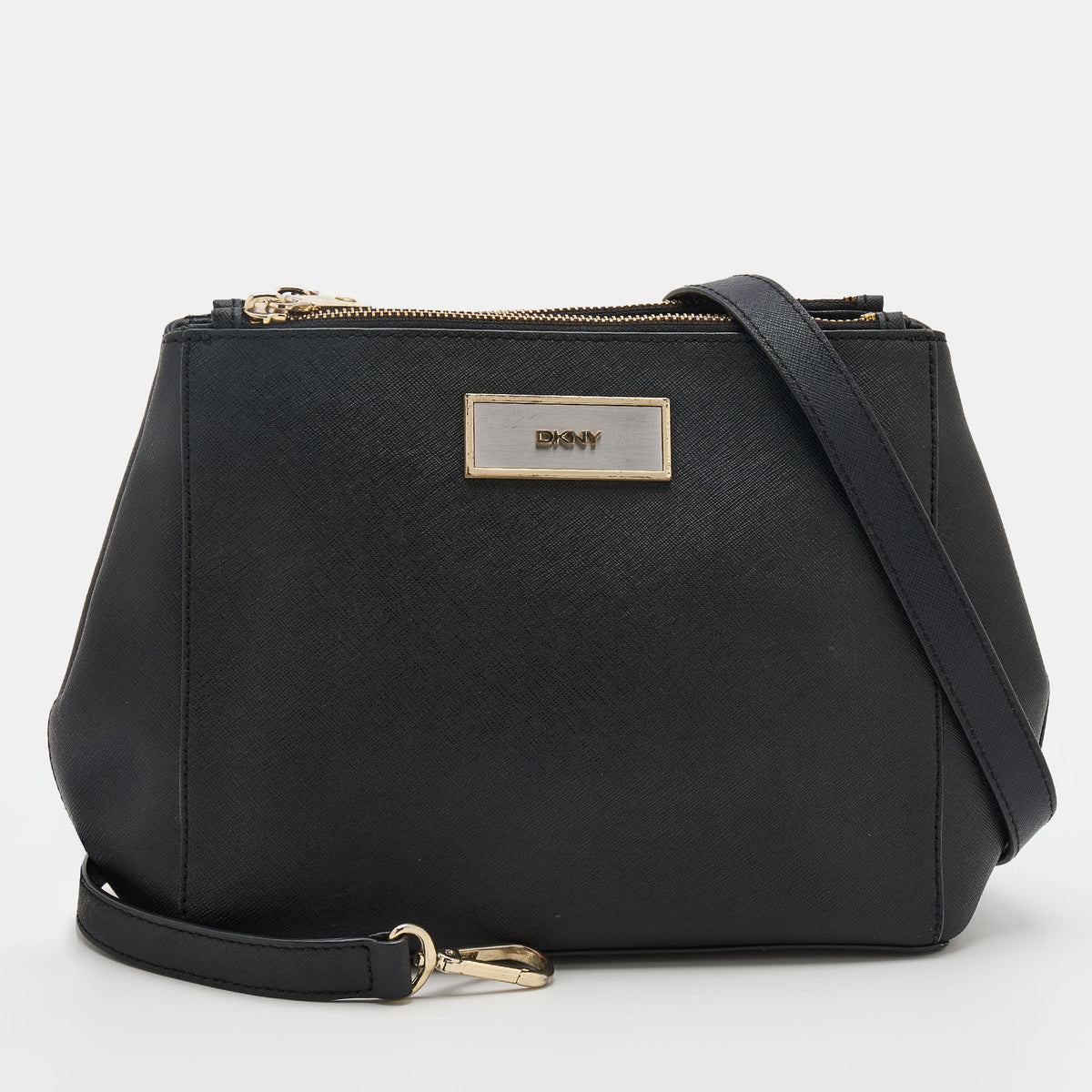 DKNY DKNY Black Leather Shoulder Bag