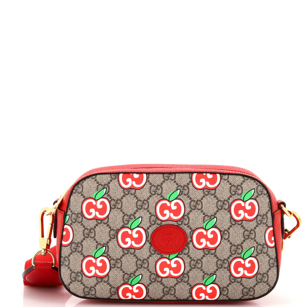 GUCCI Camera Messenger Bag Printed GG Coated Canvas