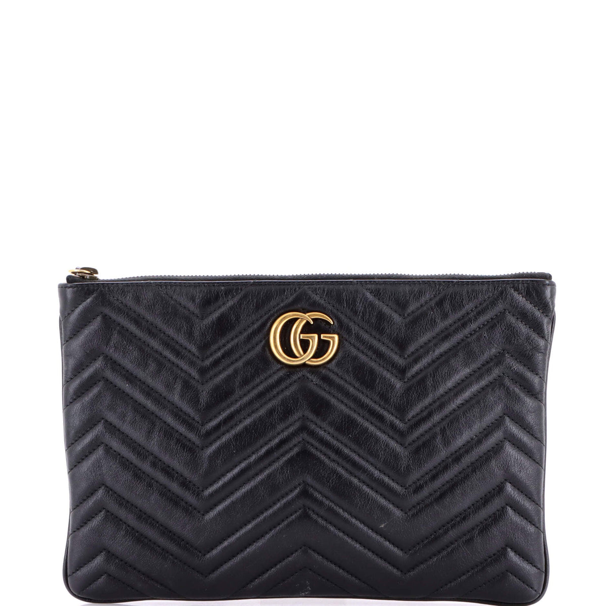 Gucci GUCCI GG Marmont Clutch Matelasse Leather