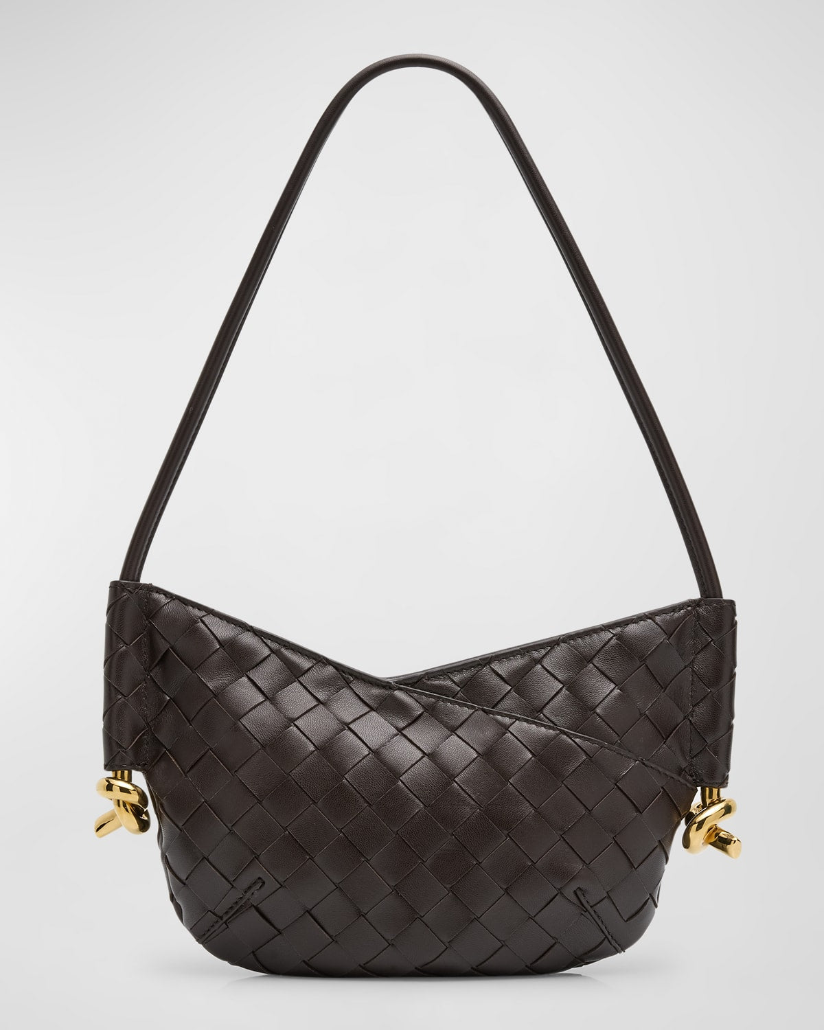 Bottega Veneta Mini-Hobo-Tasche „Solstice“