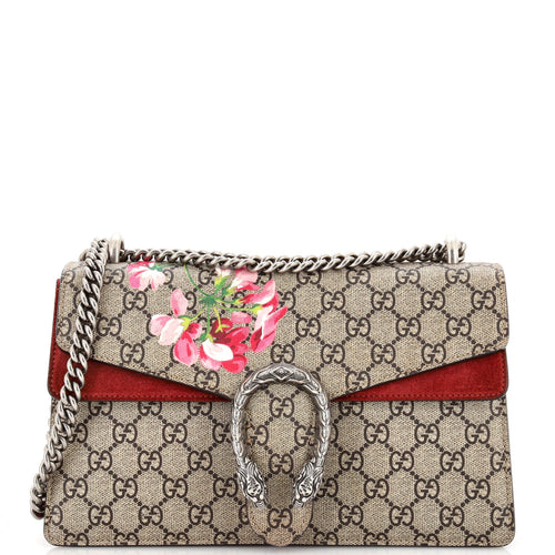 GUCCI Dionysus Bag Blooms Print GG Coated Canvas Small