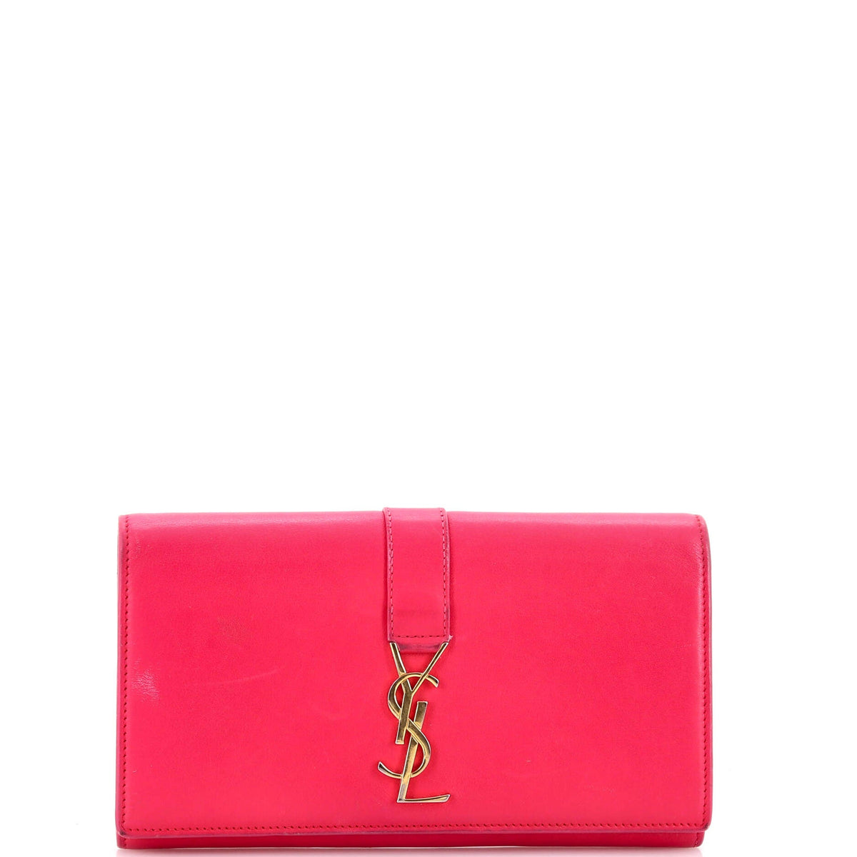 Saint Laurent Monogram Continental Wallet Leather