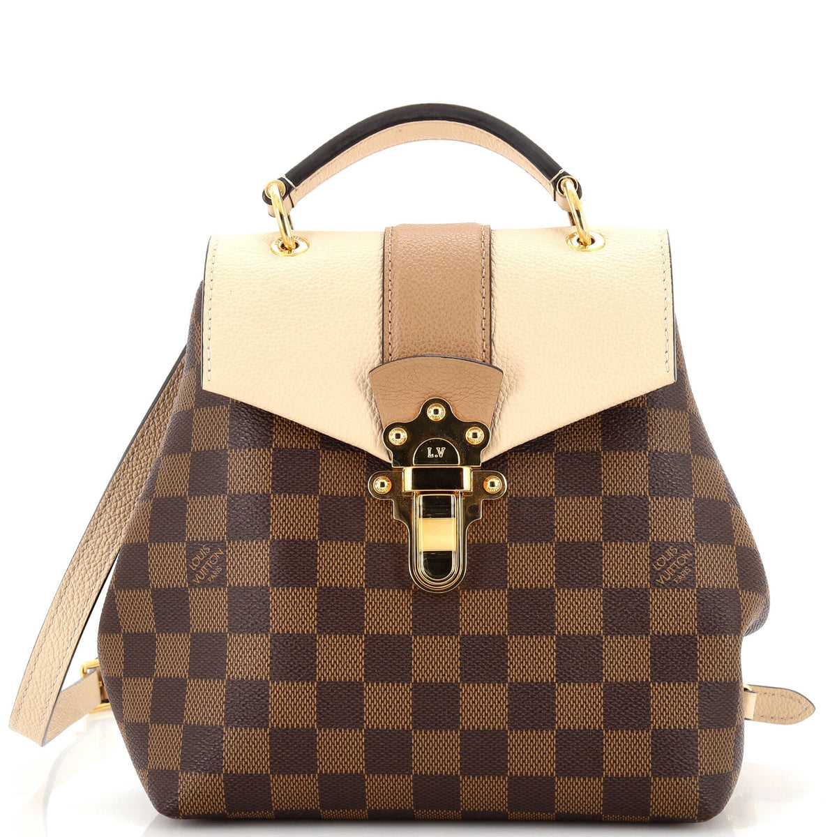 Louis Vuitton Clapton Backpack Damier and Leather