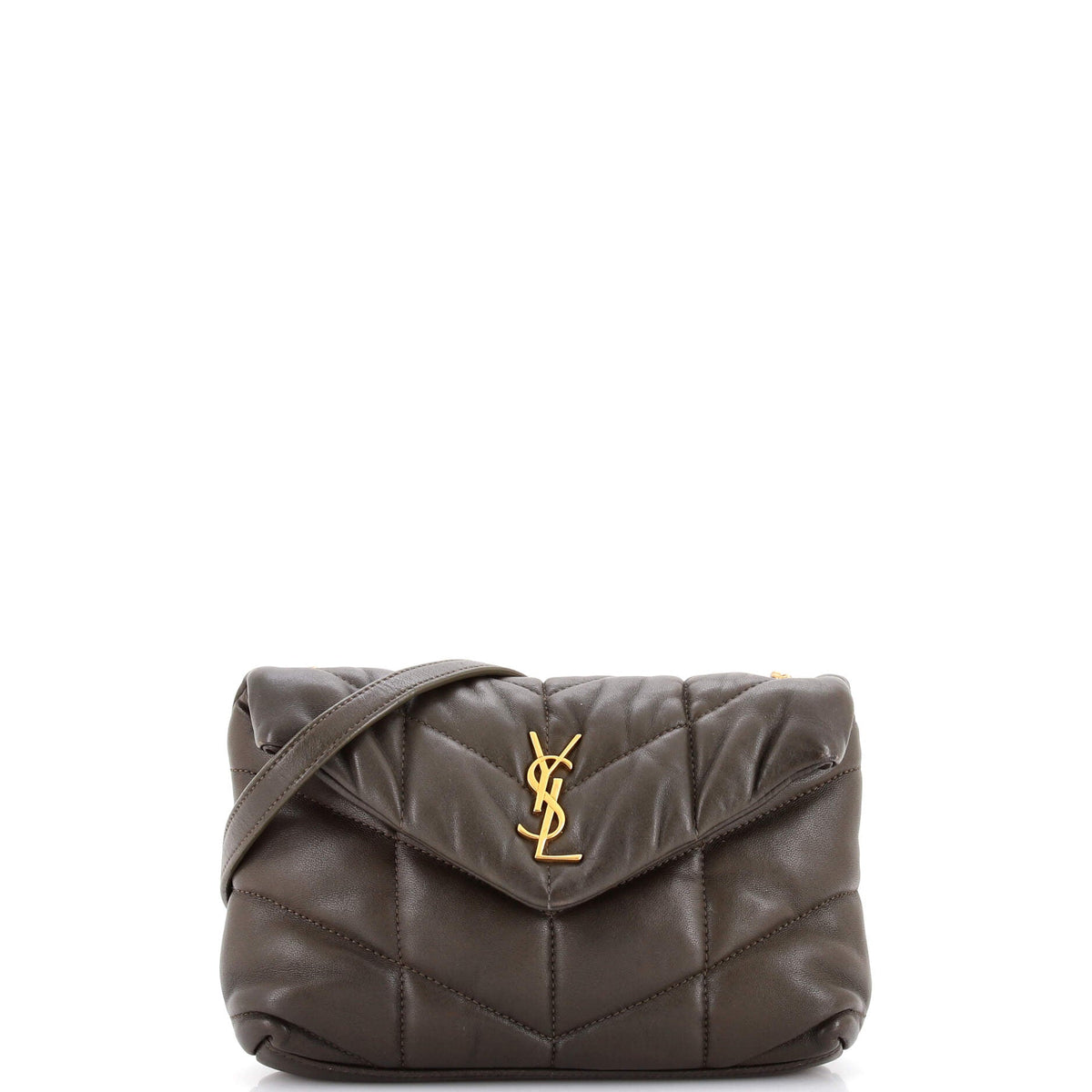Saint Laurent Loulou Puffer Shoulder Bag Quilted Leather Mini