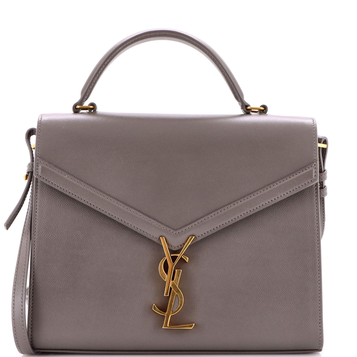 Saint Laurent Cassandra Top Handle Bag Leather Medium