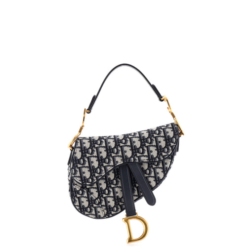 Saddle Handbag Oblique Canvas Mini