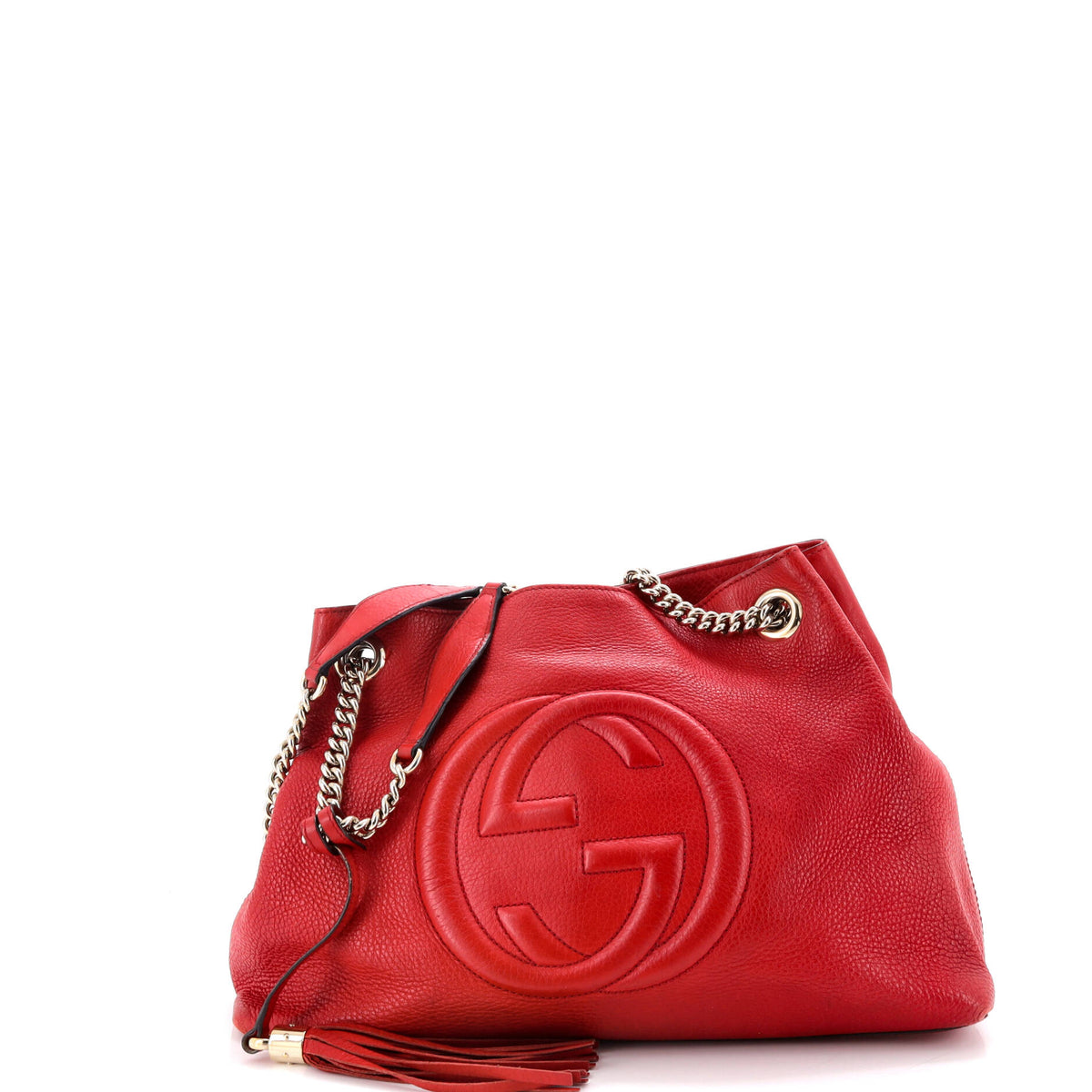 Gucci GUCCI Soho Chain Strap Shoulder Bag Leather Medium