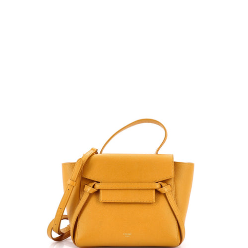 CELINE Belt Bag Textured Leather Nano