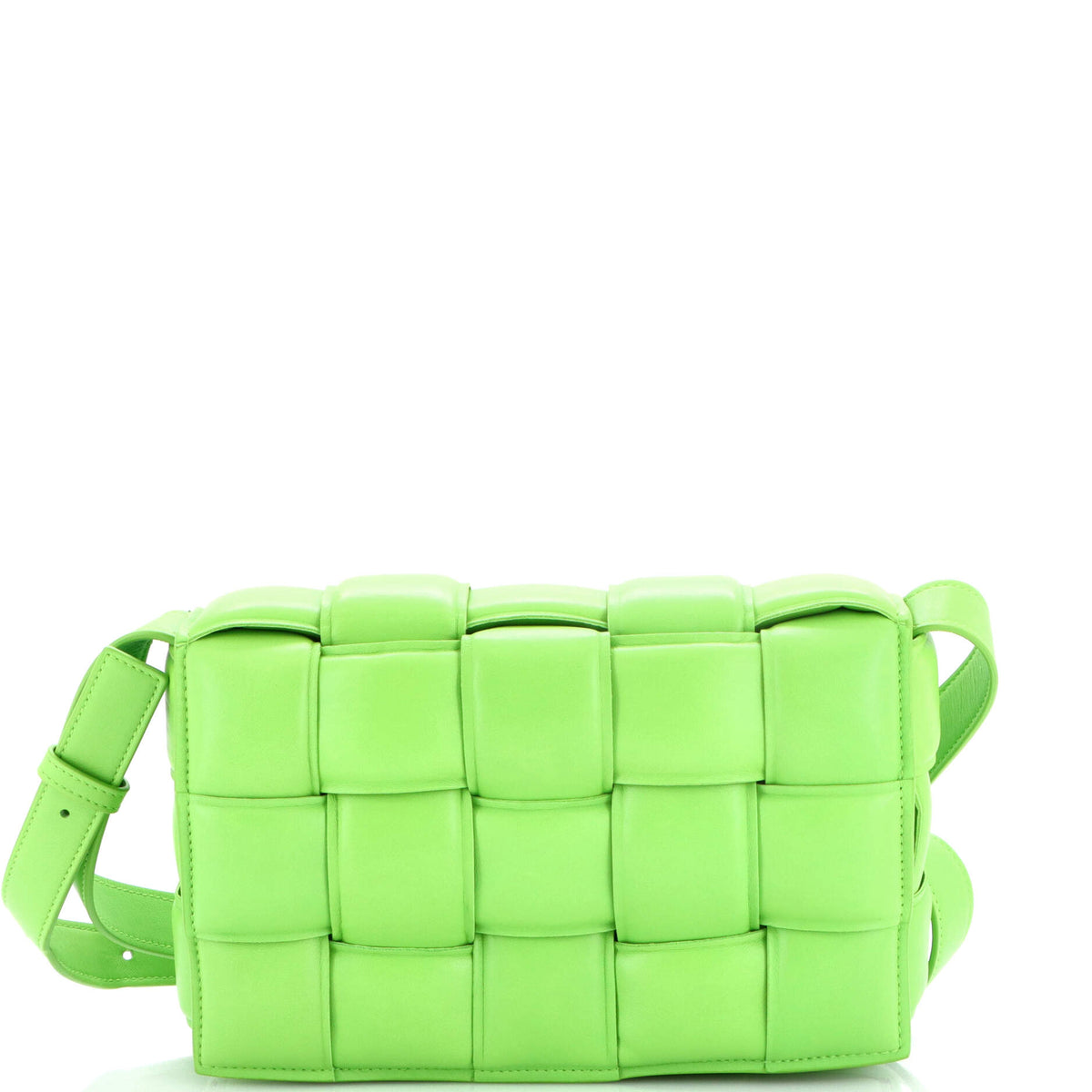 Bottega Veneta Cassette Crossbody Bag Padded Maxi Intrecciato Leather Small