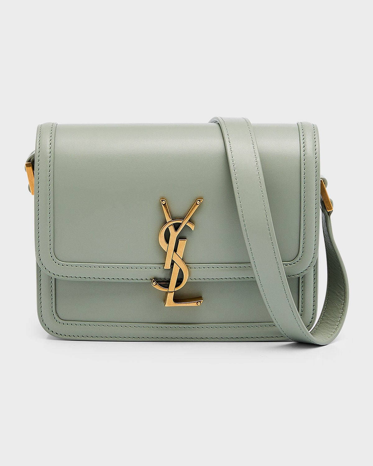 Saint Laurent Solferino Small YSL Crossbody Bag in Smooth Leather