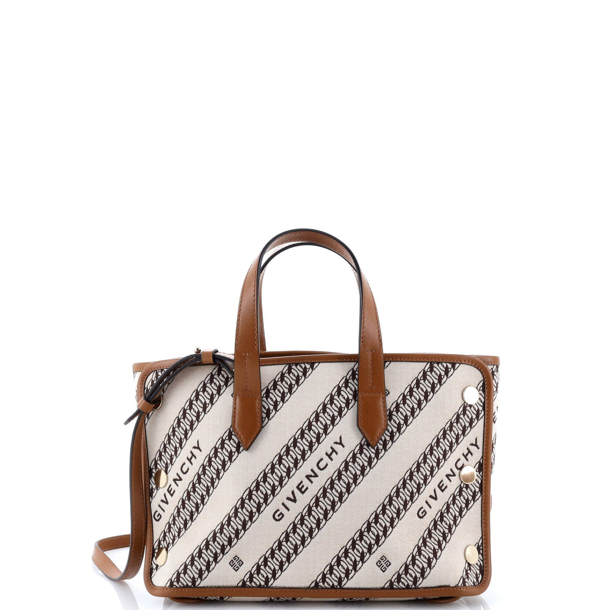 Givenchy GIVENCHY Bond Shopper Tote Logo Jacquard Canvas Mini