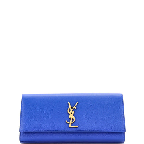 Classic Monogram Clutch Leather Long