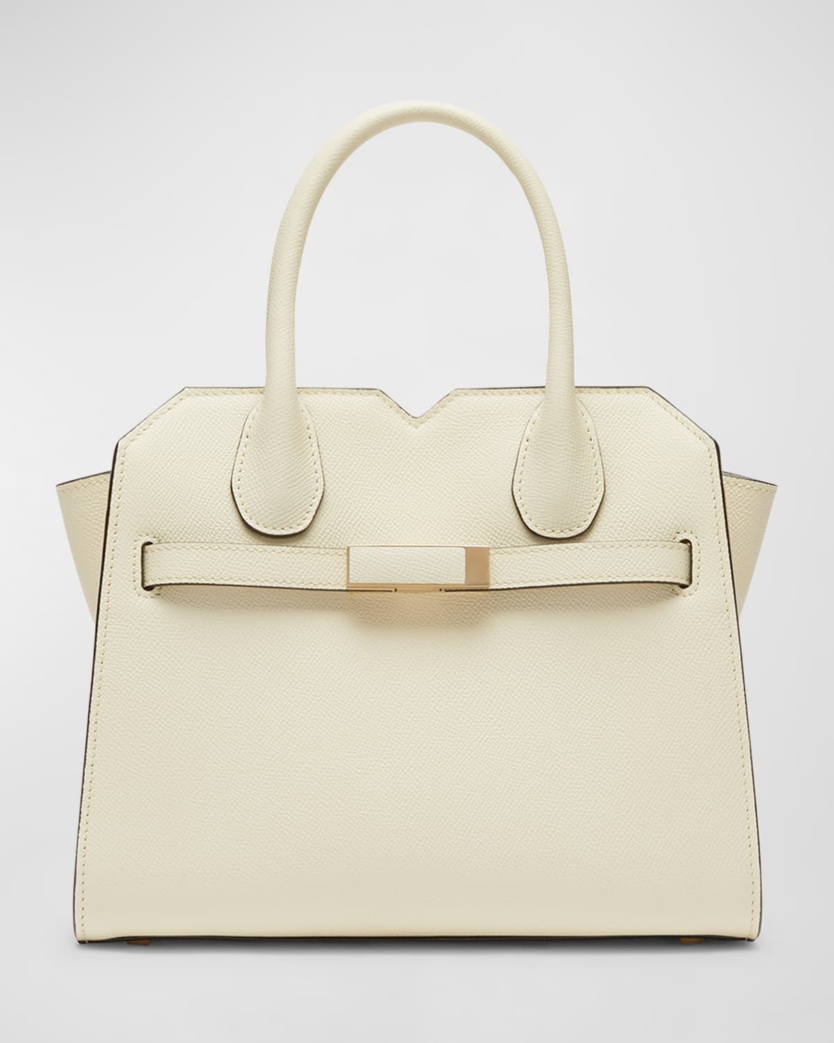 Valextra Milano Mini Leather Tote Bag