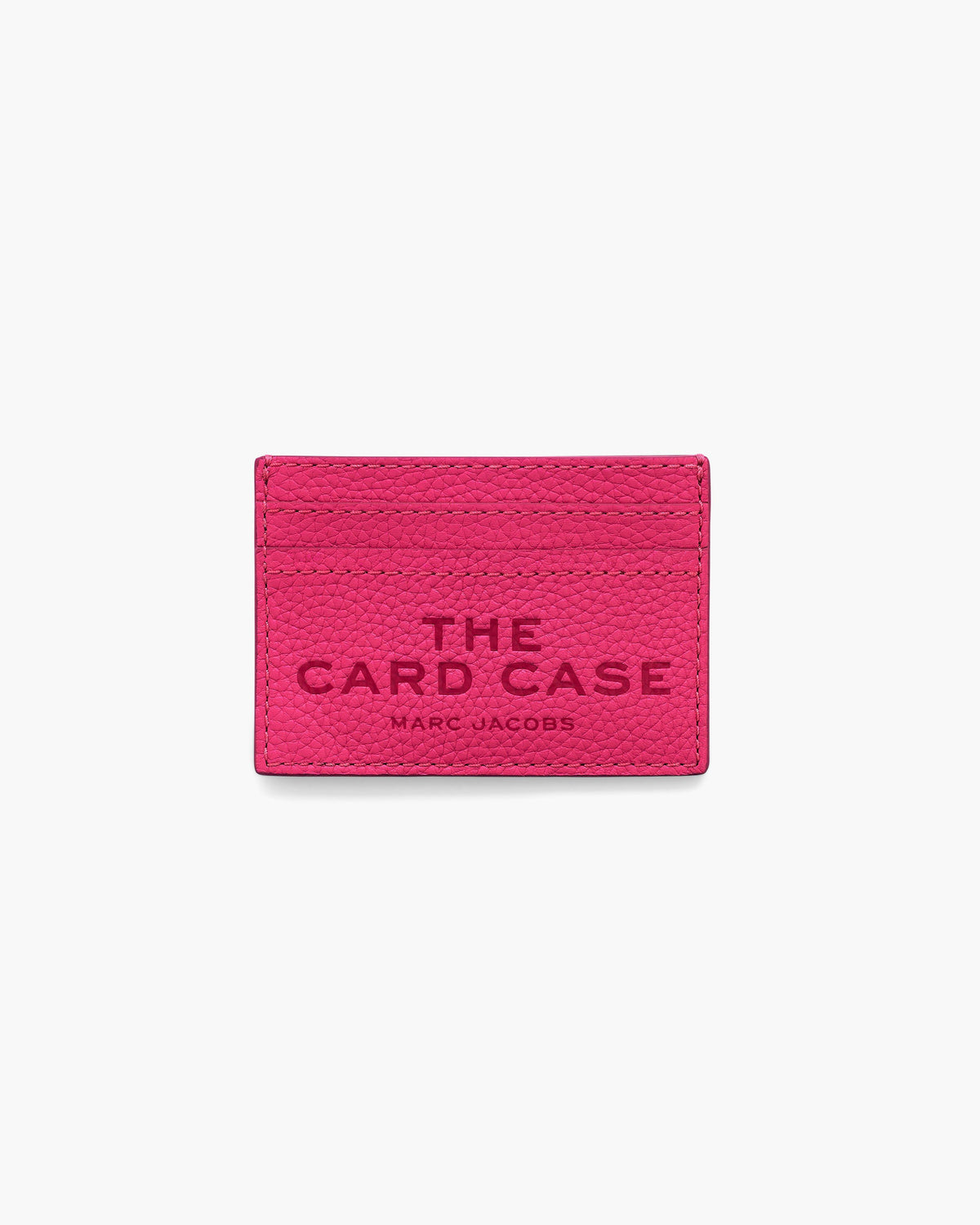 Marc Jacobs Marc Jacobs The Leather Card Case in Raspberry Pink
