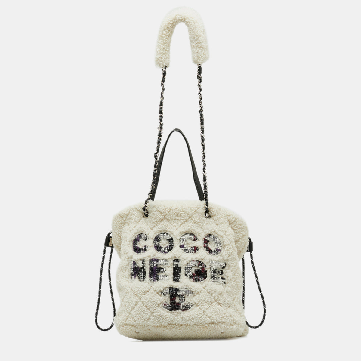 Chanel Shearling Coco Neige Tote