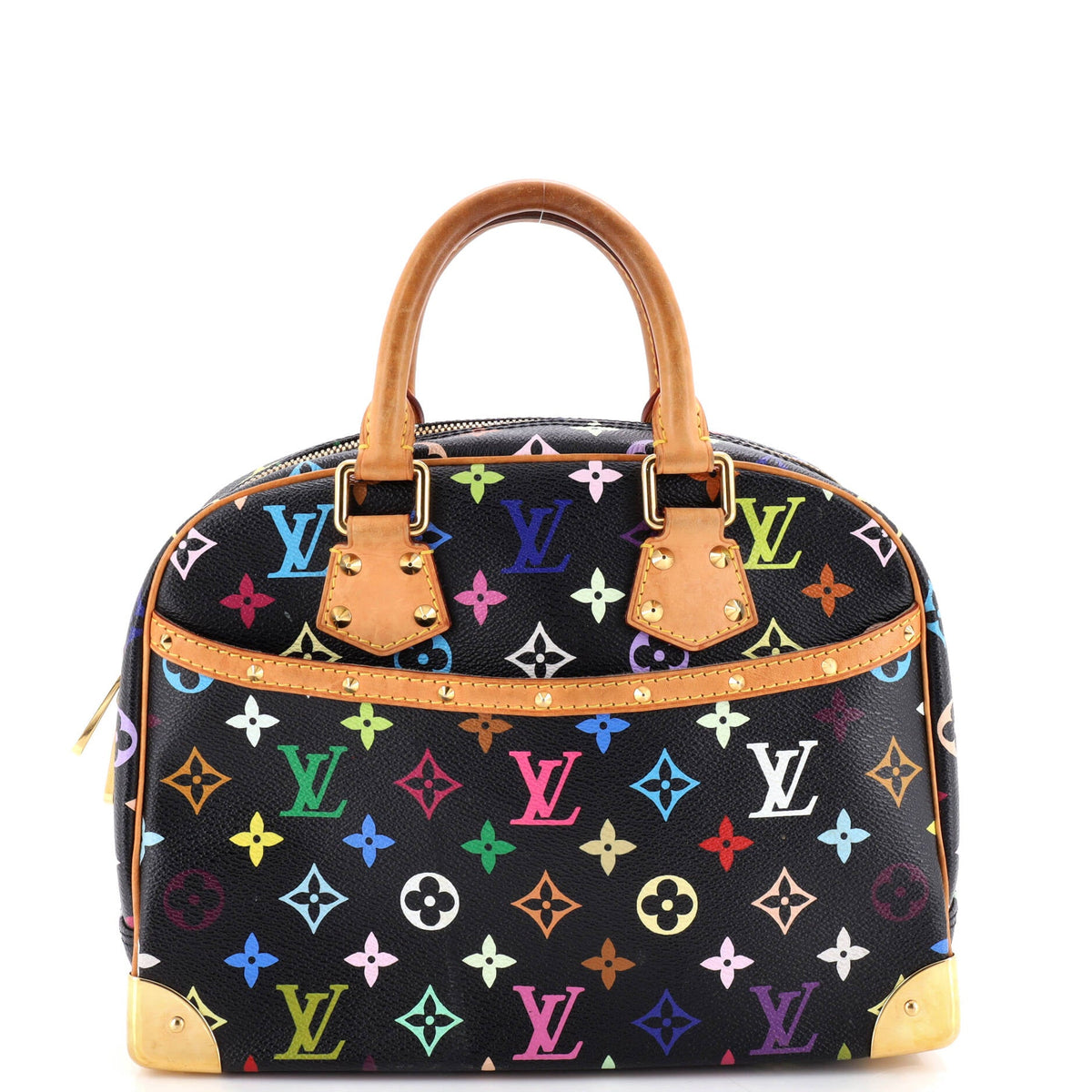 Louis Vuitton Trouville Handbag Monogram Multicolor