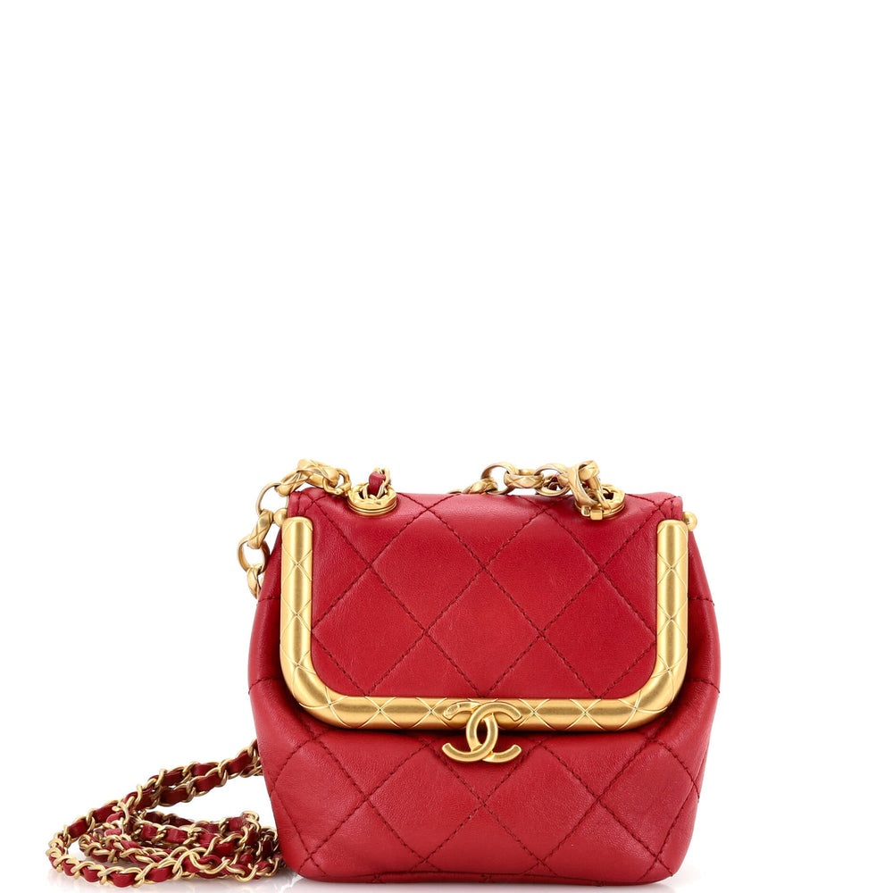 CHANEL My Crush Bag Quilted Lambskin Micro