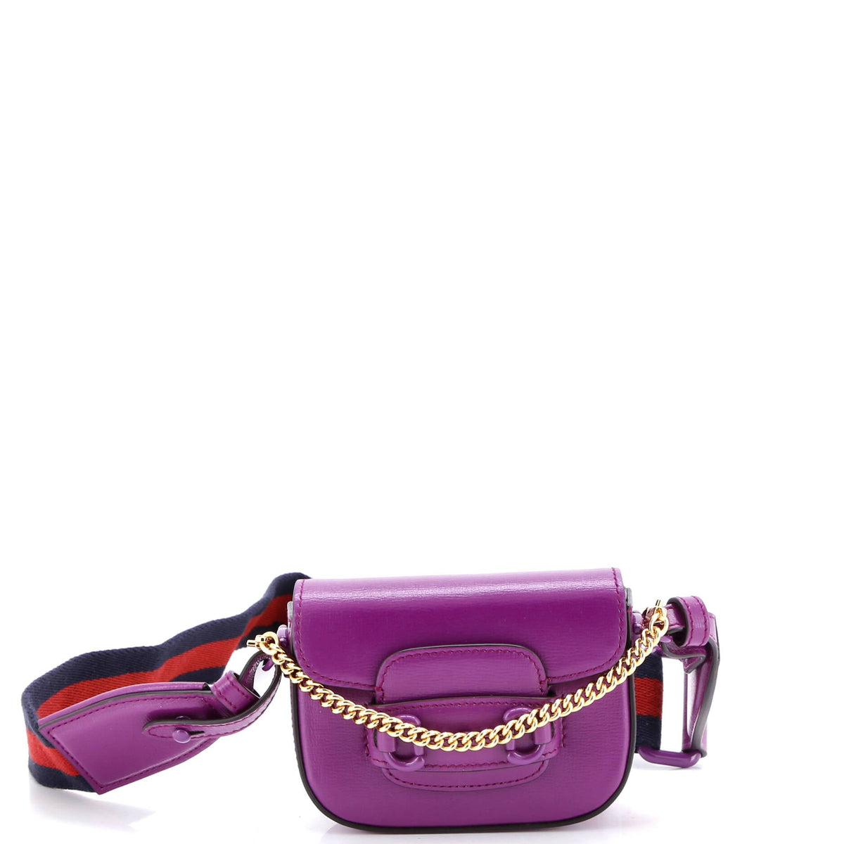 Gucci GUCCI Horsebit 1955 Shoulder Bag Leather Super Mini