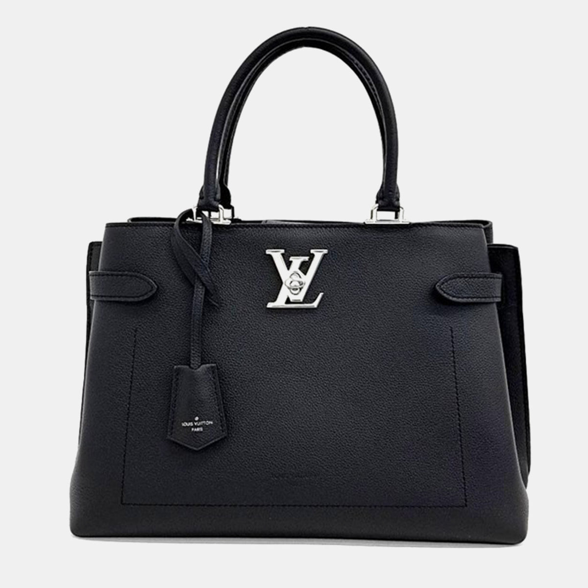 Louis Vuitton Black Leather Lock Me Day