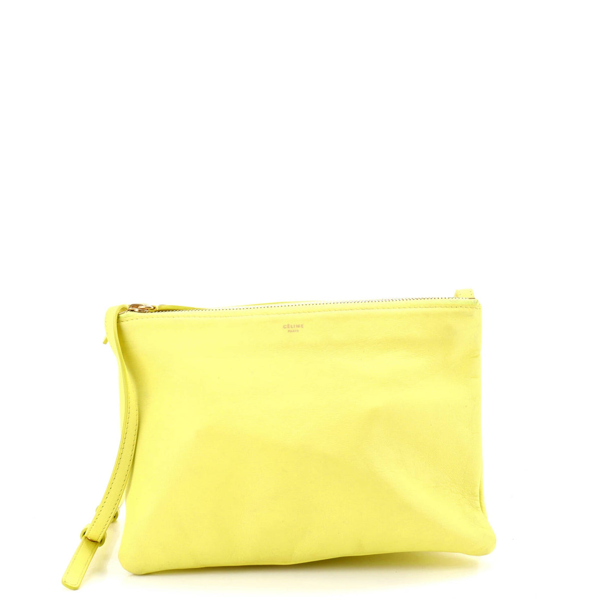 Celine CELINE Trio Crossbody Bag Leather Large