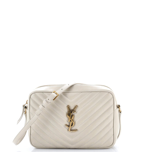 Lou Camera Bag Matelasse Chevron Leather Small