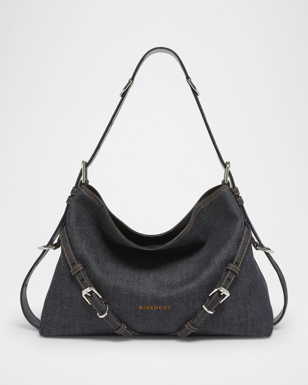 Givenchy Voyou Medium Shoulder Bag in Denim