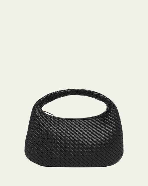 Veneta Medium Leather Hobo Bag