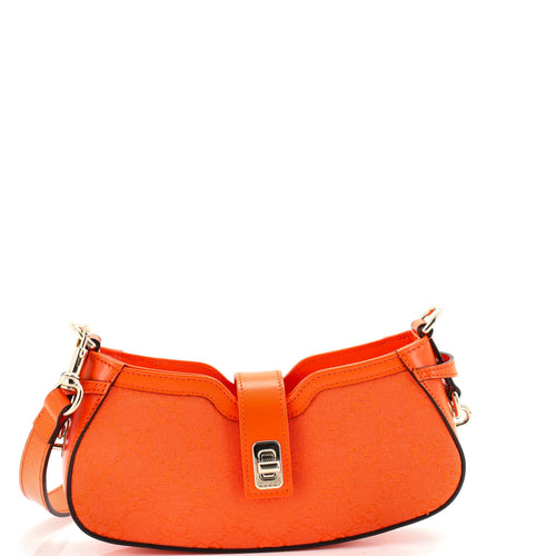 GUCCI Moon Side Shoulder Bag GG Canvas Mini