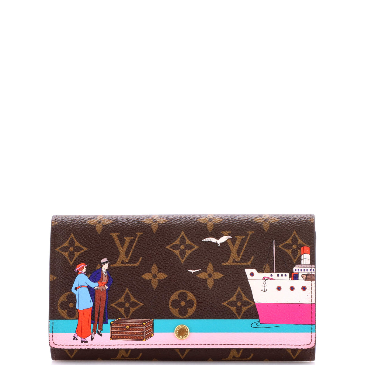 Louis Vuitton Sarah Wallet Limited Edition Christmas Animation Monogram Canvas