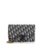 Saddle Chain Clutch Oblique Canvas