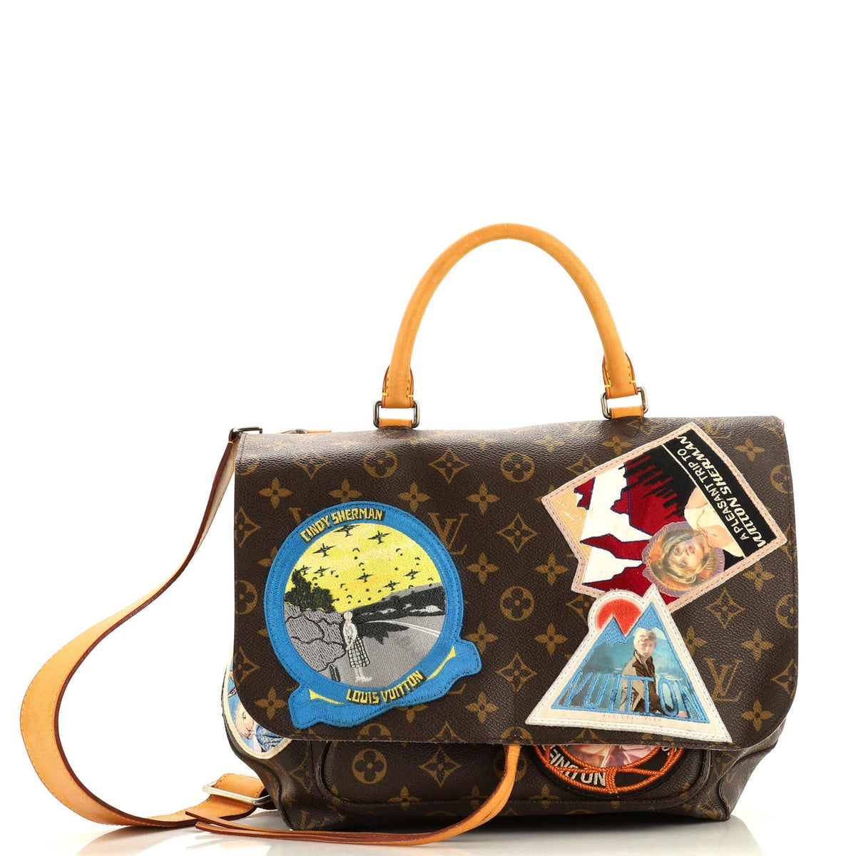 Louis Vuitton Cindy Sherman Camera Messenger Bag Patch Embellished Monogram Canvas