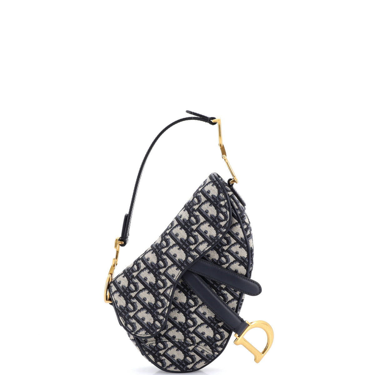 Christian Dior Saddle Handbag Oblique Canvas Mini