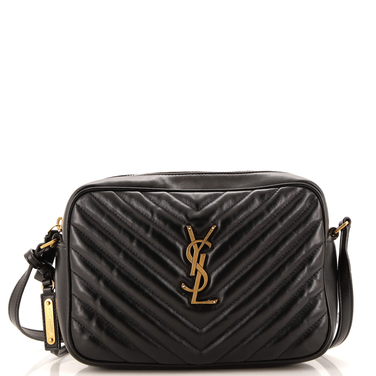 Saint Laurent Lou Camera Bag Matelasse Chevron Leather Small
