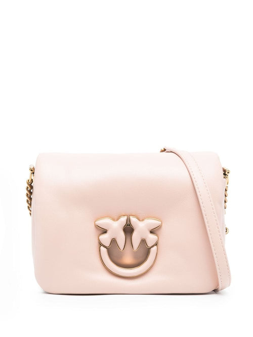 Women's Blush Pink Leather Crossbody Bag in Powder | Size UNI | 101584 Color A10FO81B