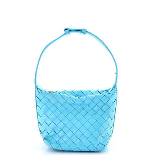 Wallace Shoulder Bag Intrecciato Nappa Candy