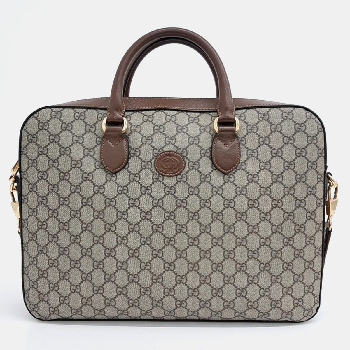Gucci Interlocking Brief Case Bag