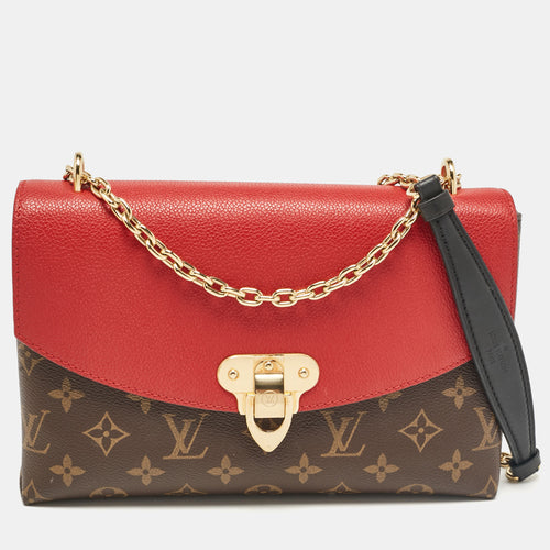 Cerise Monogram Canvas and Leather Saint Placide Bag