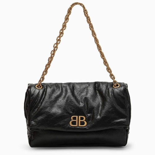 Women's Medium Monaco Shoulder Bag in Black | Size UNICA | 7659452AAR8