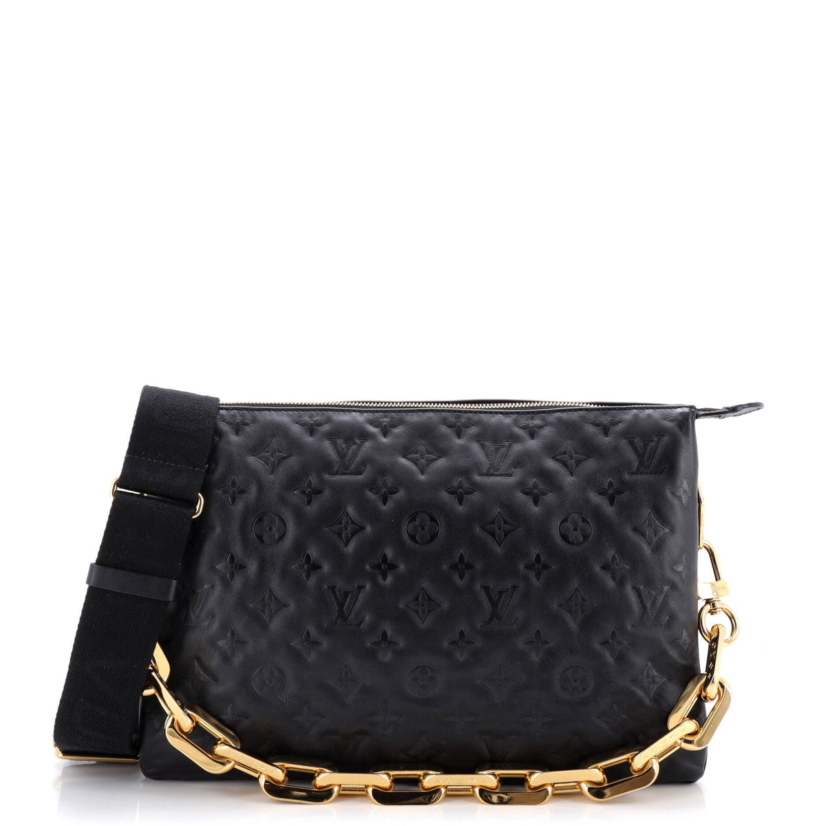 Louis Vuitton Coussin Bag Monogram Embossed Lambskin MM