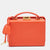 Orange Leather Grace Box Bag