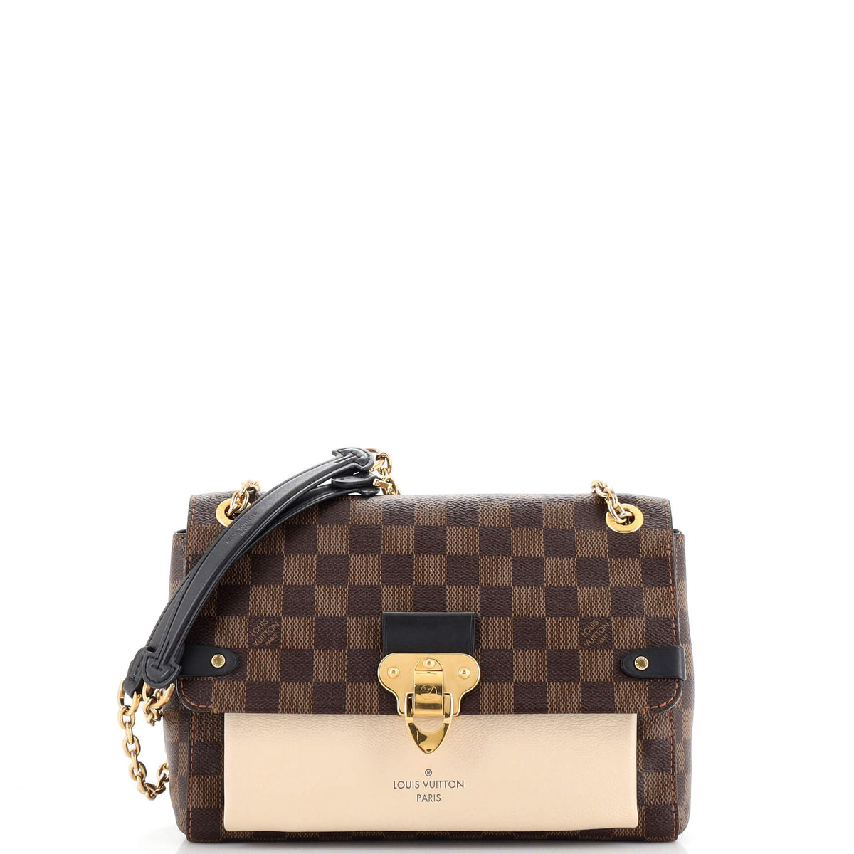 Louis Vuitton Vavin Handbag Damier with Leather PM