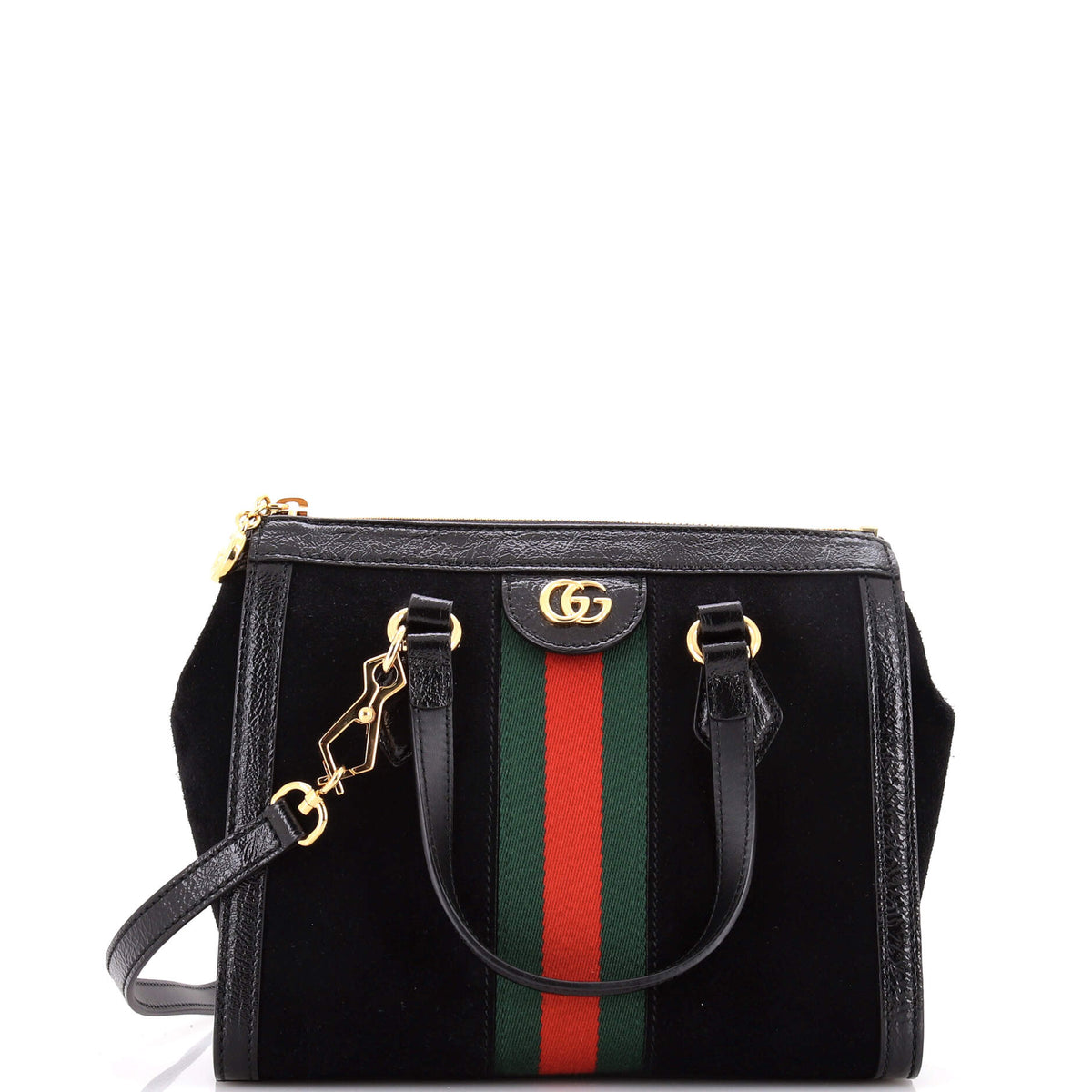Gucci GUCCI Ophidia Top Handle Tote Suede Small