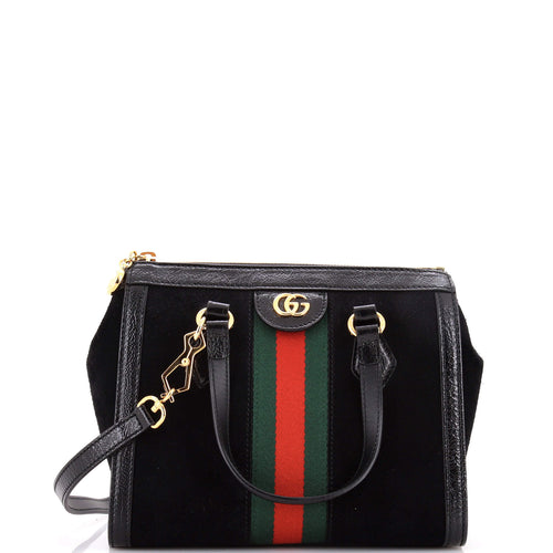 GUCCI Ophidia Top Handle Tote Suede Small